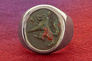 Bloodstone wolf ring review