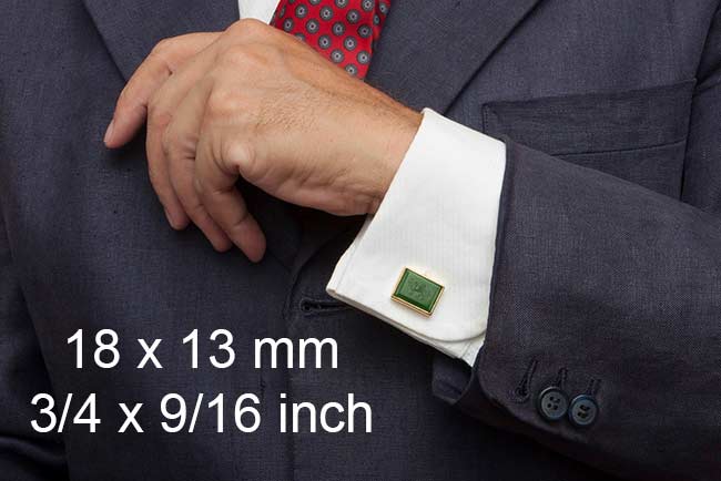 Cufflinks size 18mm