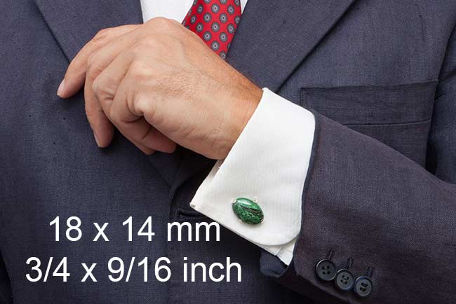 Cufflinks size 18mm