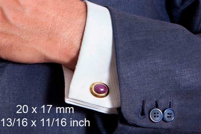 Cufflinks size 20mm