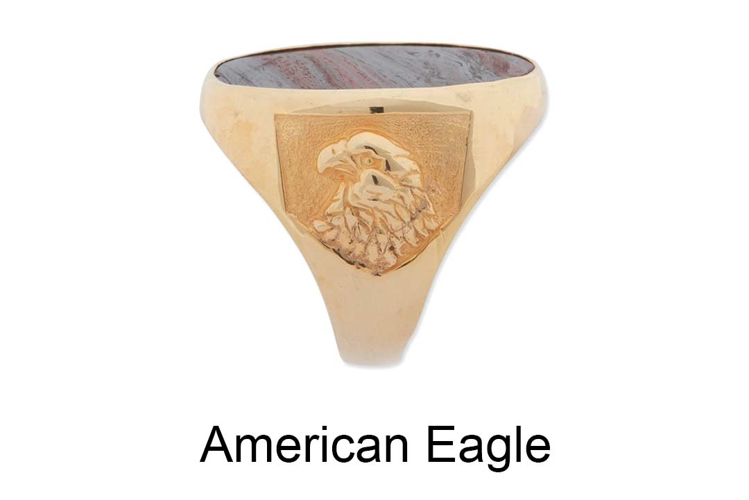 American Eagle Ring Shoulders
