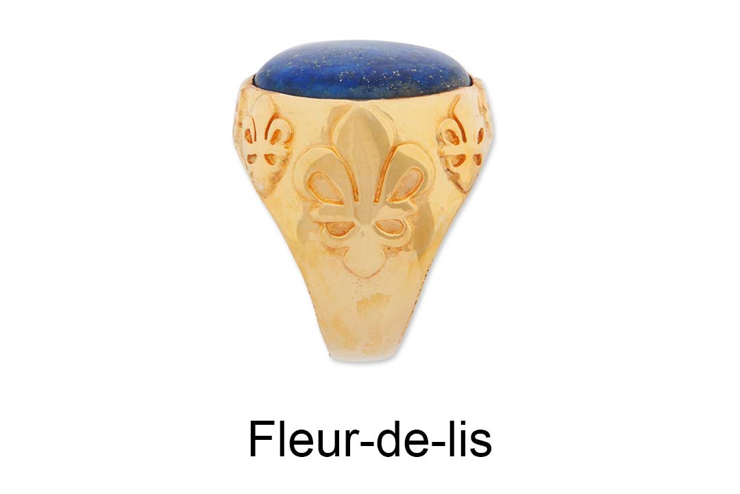 Fleur-de-lis Ring Shoulders