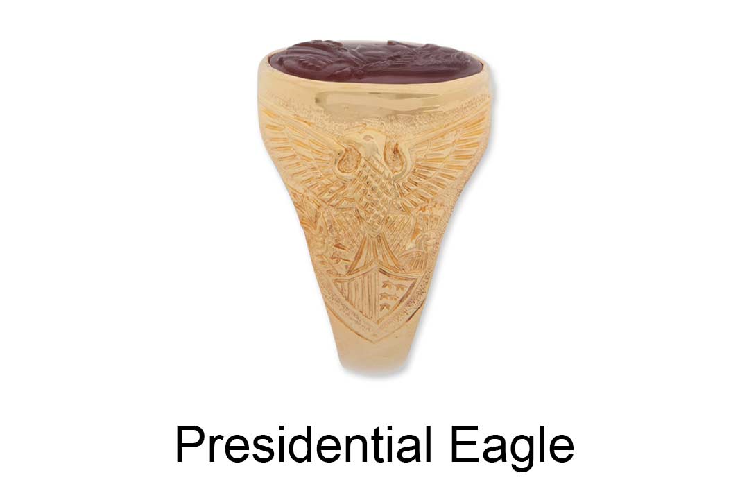 Presidential Eagle Ring Shoulders