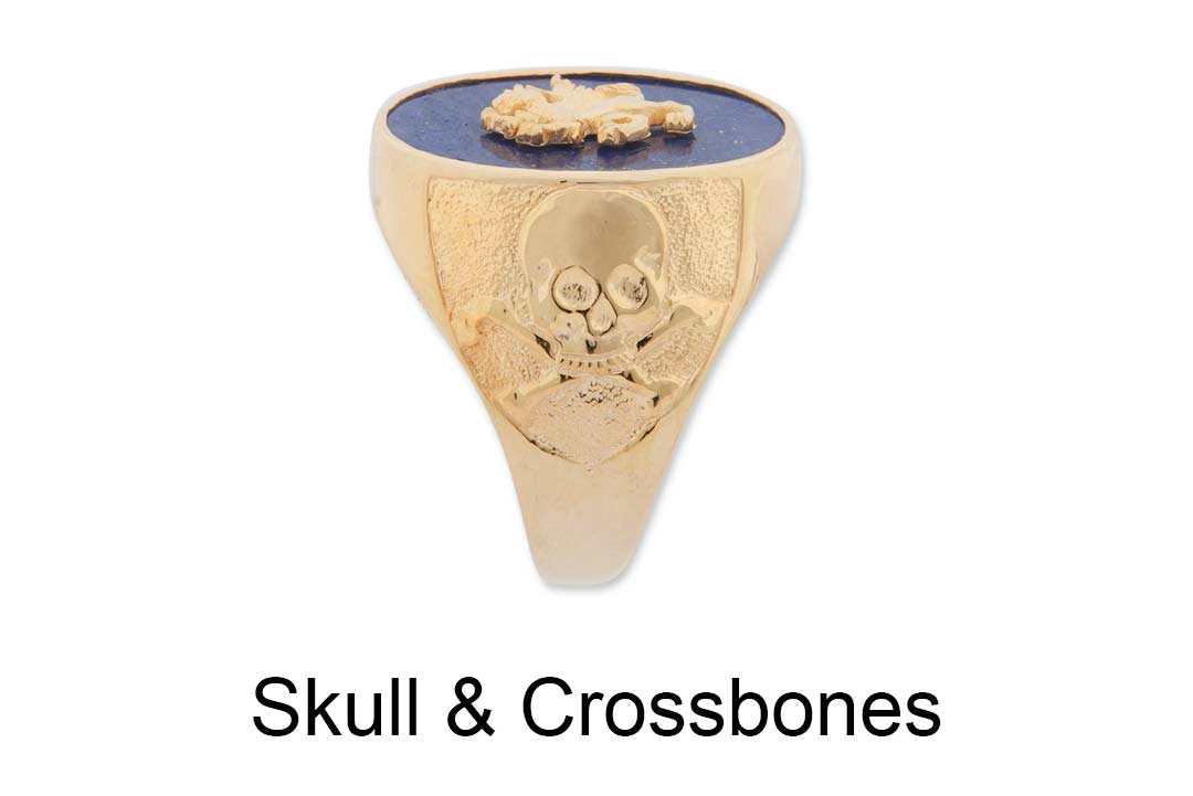 Skull & Crossbones Ring Shoulders